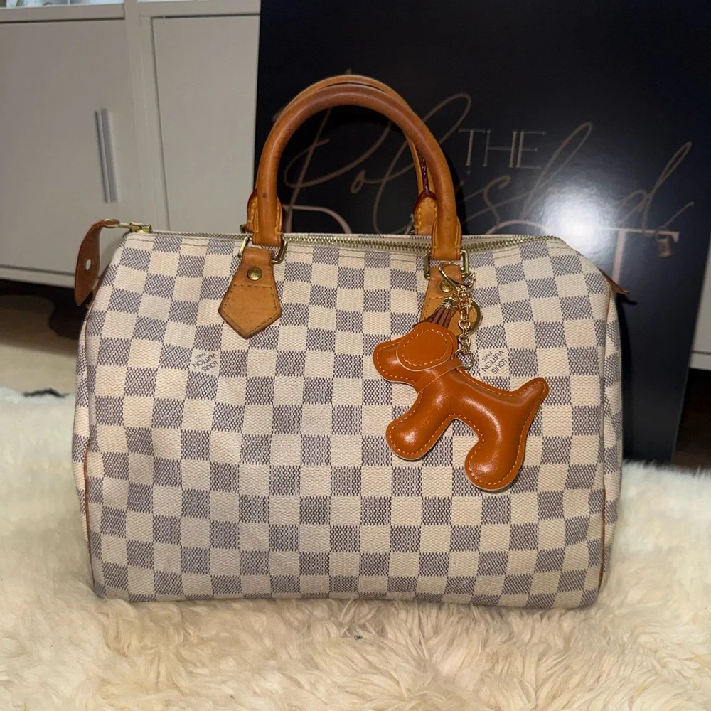 2008 Louis Vuitton Damier azure speedy 30